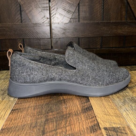 DR SCHOLLS Gray Moisture Wicking Cushioned Free Step & Go Slip On Flat Shoes Sz9 - Picture 7 of 16